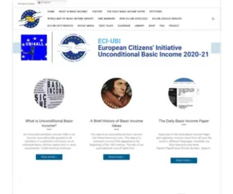 Ubi-Europe.net(European Basic Income Network) Screenshot