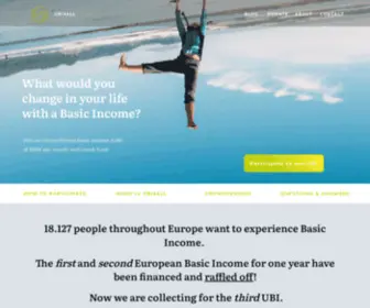 Ubi4ALL.eu(Win an Unconditional Basic Income (UBI)) Screenshot