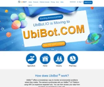 Ubibot.com(UbiBot WiFi Environment Sensors) Screenshot