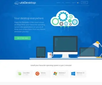Ubidesktop.com(Your desktop everywhere) Screenshot