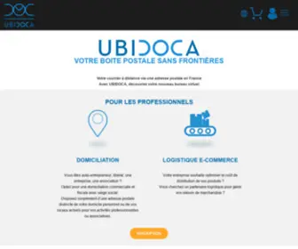Ubidoca.com(Boite Postale pour Particuliers et domiciliation entreprises) Screenshot
