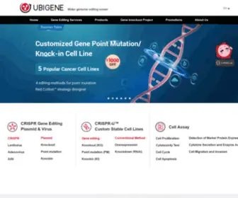 Ubigene.com(Knockout Cell Lines) Screenshot