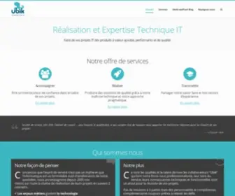 Ubik-Ingenierie.com(Ubik Ingénierie) Screenshot