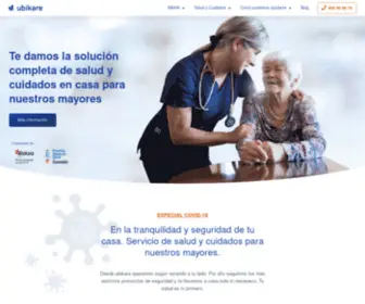 Ubikare.io(Cuidados y salud para personas mayores en Euskadi / País Vasco Ubikare) Screenshot