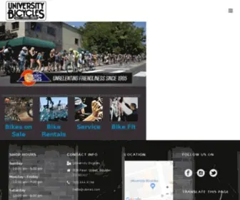 Ubikes.com(University Bicycles) Screenshot