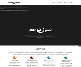 Ubikprod.com(UBIK prod) Screenshot