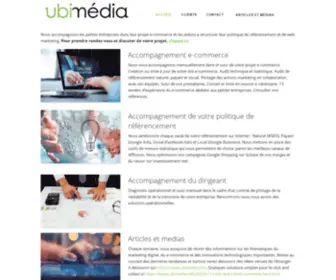 Ubimedia.net(Agence E) Screenshot