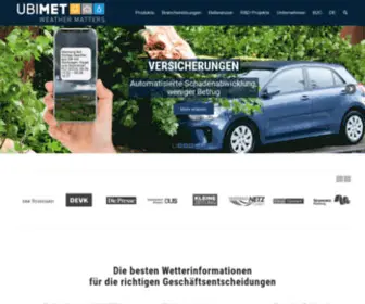 Ubimet.at(UBIMET Group) Screenshot