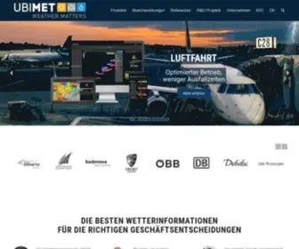 Ubimet.com(UBIMET Group) Screenshot