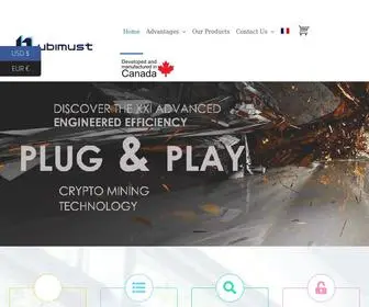 Ubimust.com(GPU Mining) Screenshot