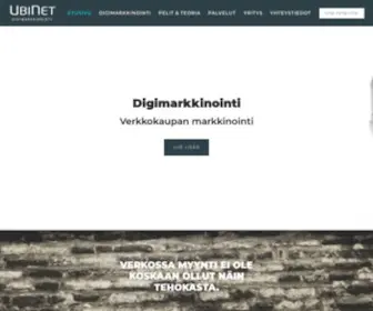 Ubinet.fi(Digimarkkinointi) Screenshot