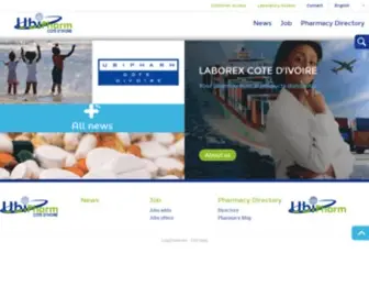 Ubipharm-Cotedivoire.com(LABOREX COTE D'IVOIRE) Screenshot