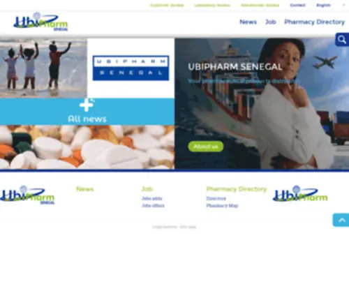 Ubipharm-Senegal.com(Ubipharm Senegal) Screenshot