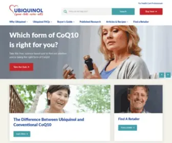 Ubiquinol.org(Ubiquinol CoQ10) Screenshot