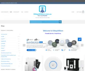 Ubiquitistore.com.au(Ubiquiti Australia) Screenshot