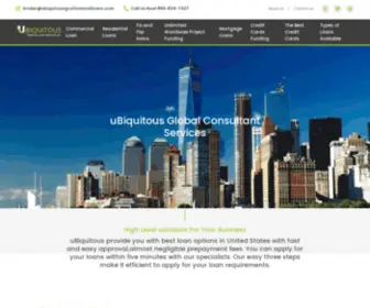 Ubiquitousgcsfinancialloans.com(UBIquitous Financial Loan) Screenshot