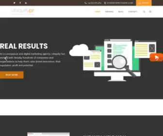Ubiquitypr.co.uk(Ubiquity PR) Screenshot