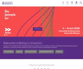 Ubishops.ca(Bishop's University) Screenshot