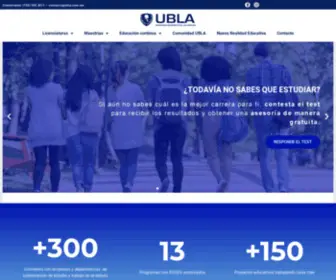Ubla.com.mx(Universidad Benemérito de las Américas) Screenshot