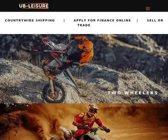 Ubleisure.co.za(UB Leisure) Screenshot