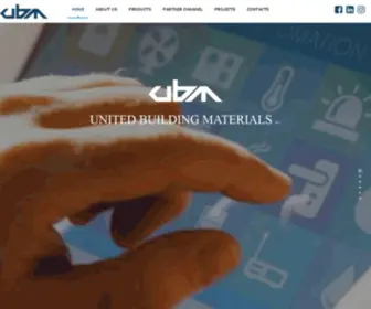 UBM.com.bh(United Building materials) Screenshot