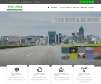 UBM.com.tr(Ululararası Birleşmiş Müşavirler Müşavirlik Hizmetleri A.Ş) Screenshot