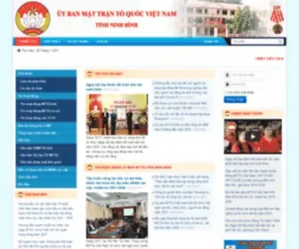 UbmttQninhbinh.vn(Ủy ban Mặt Trận Tổ Quốc Việt Nam) Screenshot