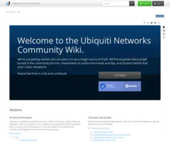Ubntwiki.com(Ubiquiti Community Wiki) Screenshot