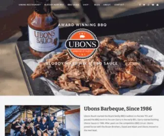 Ubonsbbq.com(Ubons BBQ) Screenshot