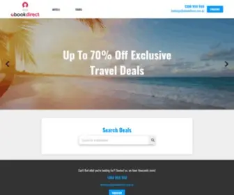 Ubookdirect.com(Member Only Travel Deals) Screenshot