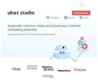 Ubotstudio.com(UBot Studio) Screenshot
