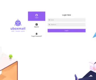 Uboxmail.com(Email service for Each) Screenshot