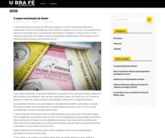Ubrafe.com.br(U BRA FÉ) Screenshot