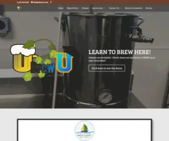 Ubrewtc.com(UBrew Homebrew Supply) Screenshot