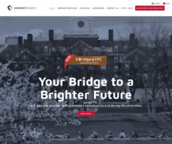 Ubridge.org(University Bridge Program) Screenshot