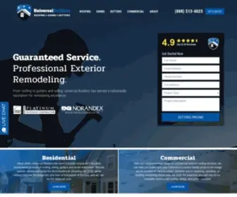 Ubroofing.com(Exterior Remodeling) Screenshot