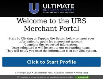 Ubsagentinput.com(Input portal for UBS agents to submit merchant information) Screenshot