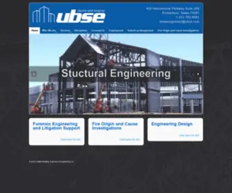 Ubse.com(Comprehensive Engineering Services and Support) Screenshot