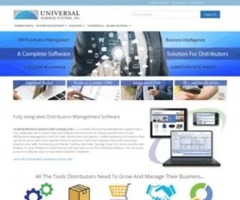Ubsys.com(Universal Business Systems) Screenshot