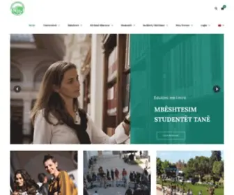UBT.edu.al(Universiteti Bujqësor i Tiranës) Screenshot