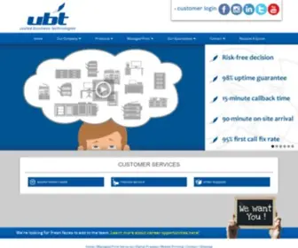 Ubti.com(United Business Technologies) Screenshot