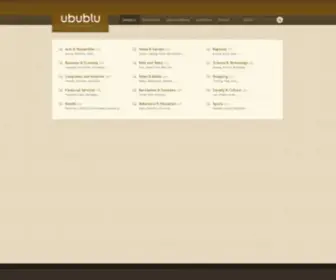 Ubublu.com(Ubublu Web Directory) Screenshot