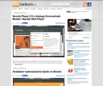 Ubucentrum.net(Blog dla użytkowników Linuksa) Screenshot