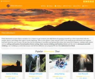 Ubudadventures.com(Ubud Adventures) Screenshot