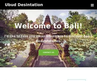 Ubuddestination.com(Ubud Destination) Screenshot