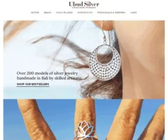 Ubudsilverbali.com(Ubud Silver Bali) Screenshot