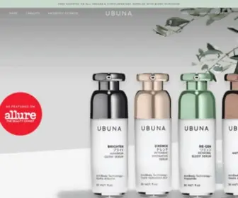 Ubunabeauty.com(UBUNA Beauty) Screenshot