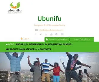 Ubunifusacco.com(Savings and Credit Co) Screenshot