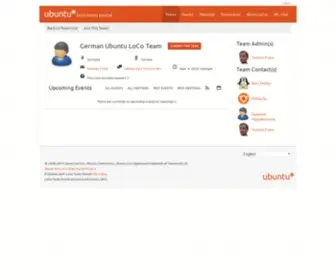 Ubuntu-DE.org(German Ubuntu LoCo Team) Screenshot
