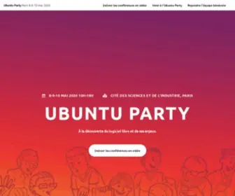 Ubuntu-Paris.org(Ubuntu Paris) Screenshot